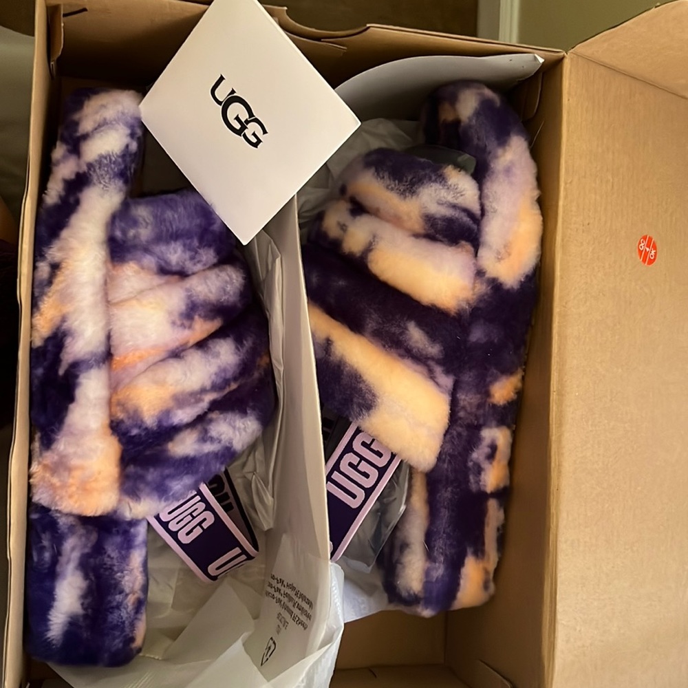 Ugg Fluff Yea Slides Marble